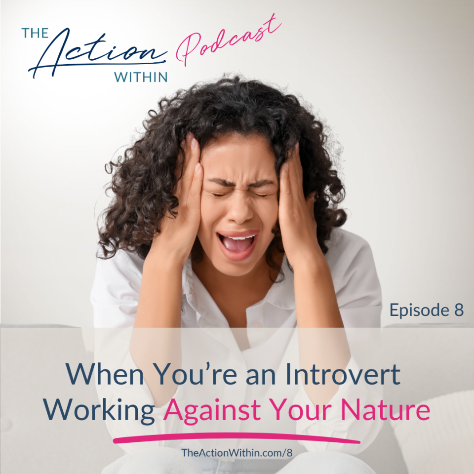 Lady screaming with hands by her head. When You're An Introvert Working Against Your Nature
